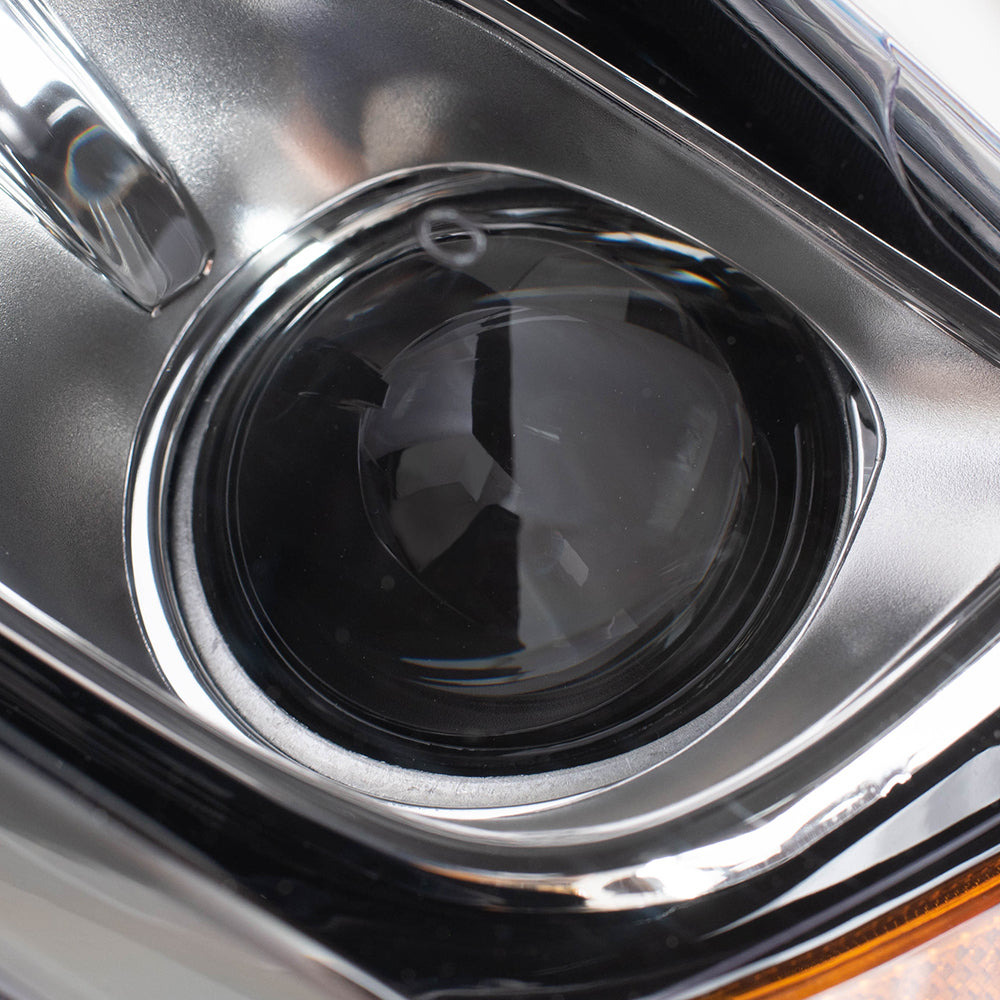 2014-2016 Jeep Grand Cherokee Halogen Combination Headlight Assembly With Black Bezel LH