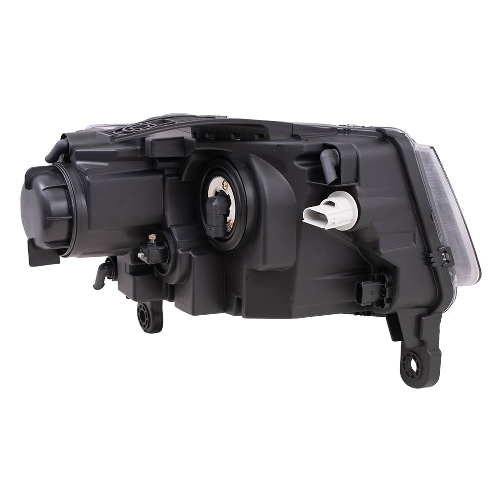 2014-2016 Jeep Grand Cherokee Halogen Combination Headlight Assembly With Black Bezel LH