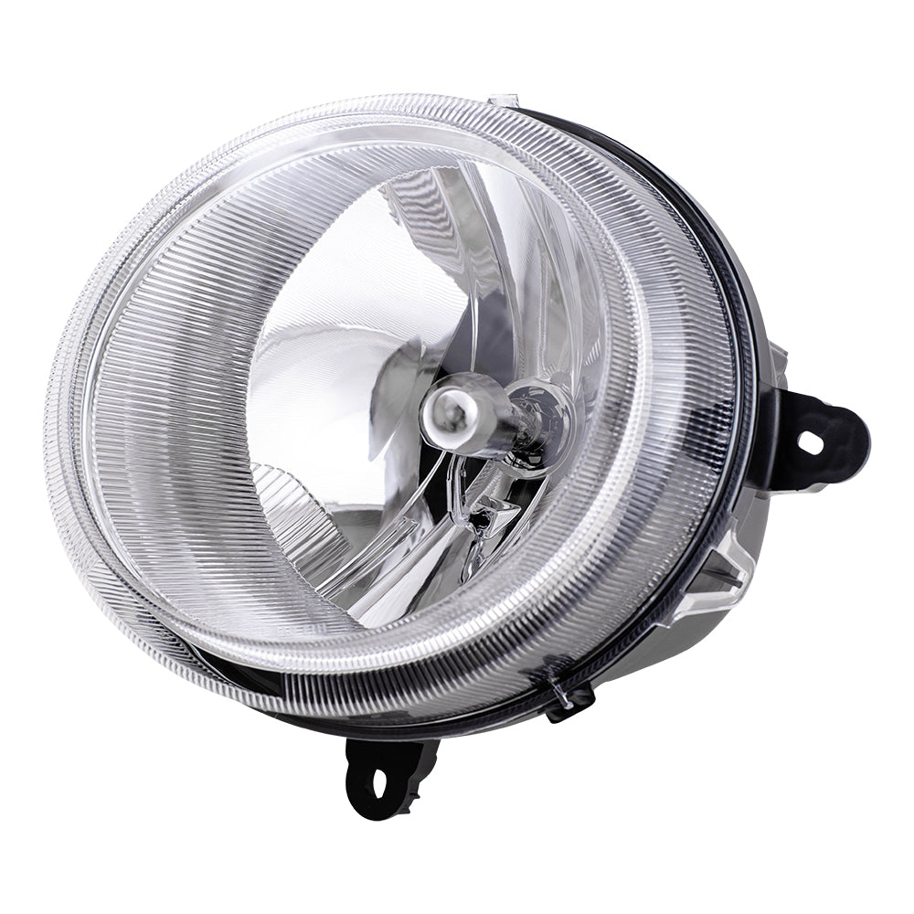 Brock Headlight Assembly for 07-10 Jeep Compass 07-17 Patriot Driver Halogen 5303843AE