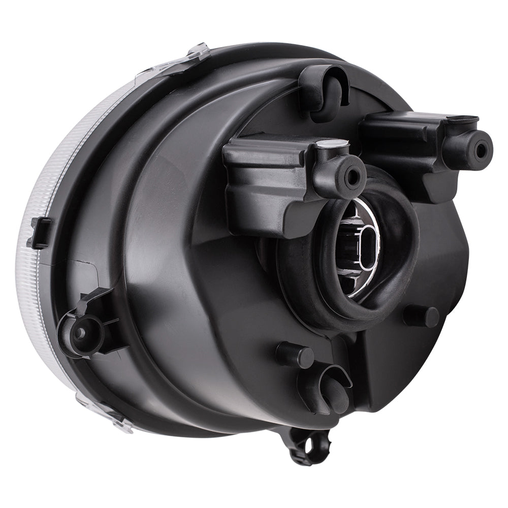 Brock Replacement Passenger Halogen Headlight Compatible with 2007-2010 Compass 2007-2017 Patriot 5303842AE