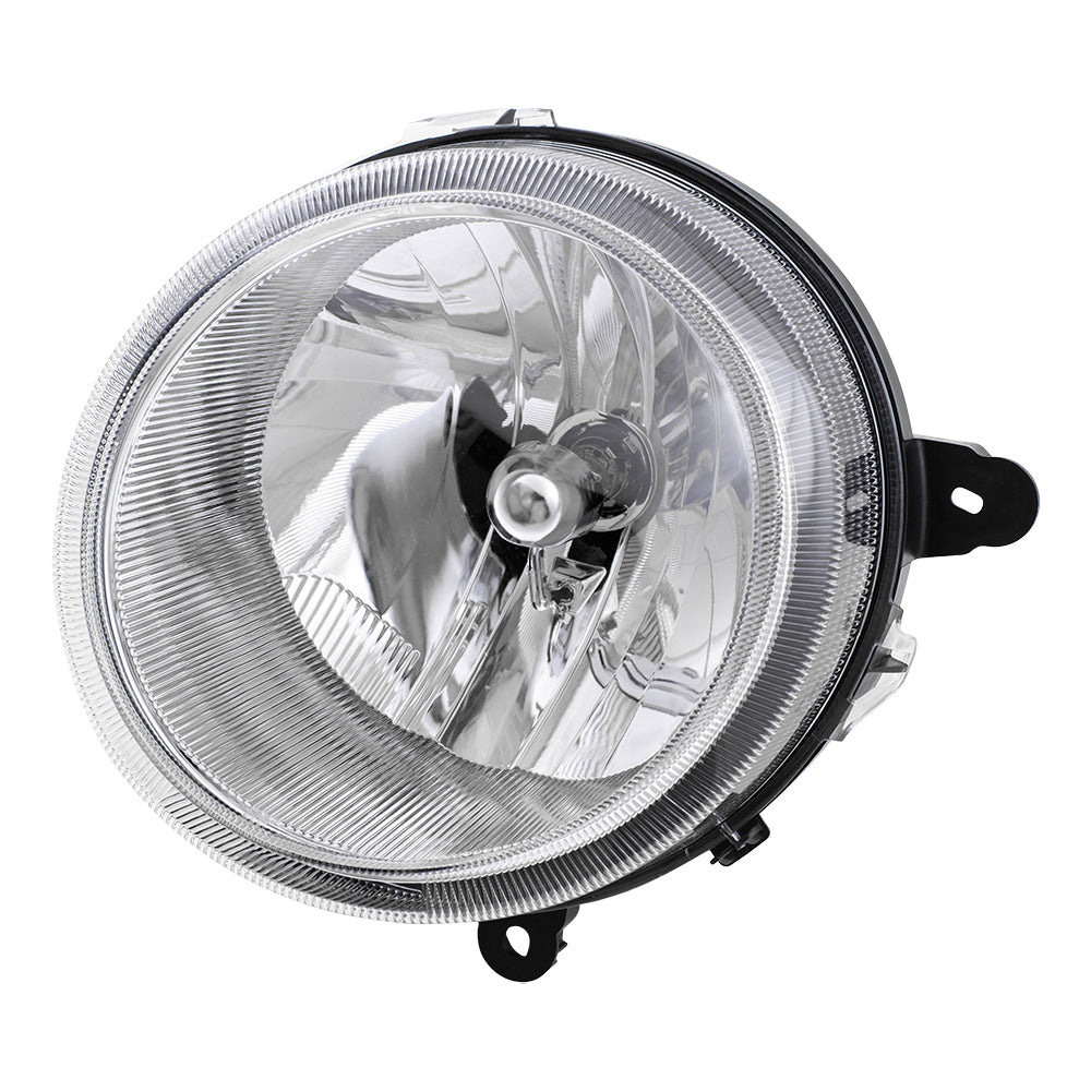 Brock Headlight Assembly for 07-10 Jeep Compass 07-17 Patriot Driver Halogen 5303843AE