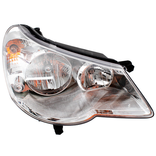 Brock Headlight Assembly for 07-10 Chrysler Sebring Passenger Type 1 Lens w/ Housing