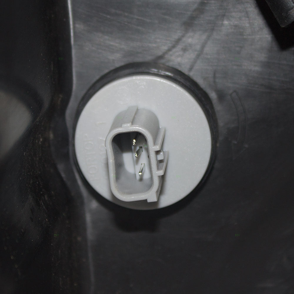 Brock Replacement Driver Halogen Headlight Lens with Black Trim Compatible with 2013-2014 Dart 68085141AH