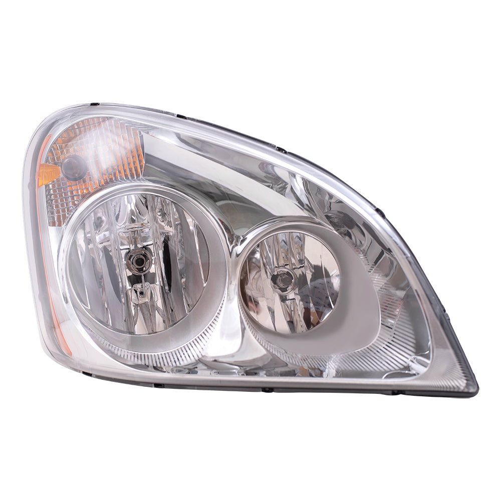 Brock Replacement Drivers and Passengers Side Halogen Headlights Compatible with 2008-2017 Cascadia