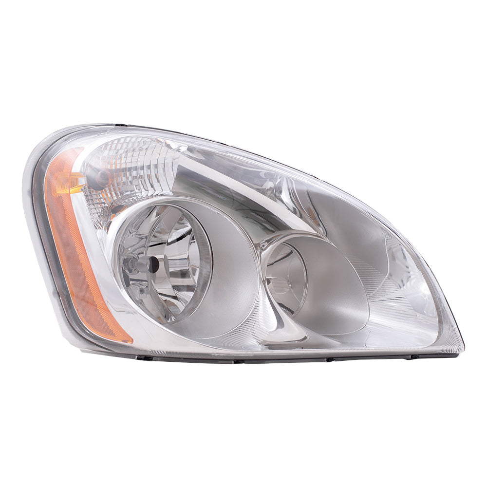 Brock Replacement Drivers and Passengers Side Halogen Headlights Compatible with 2008-2017 Cascadia