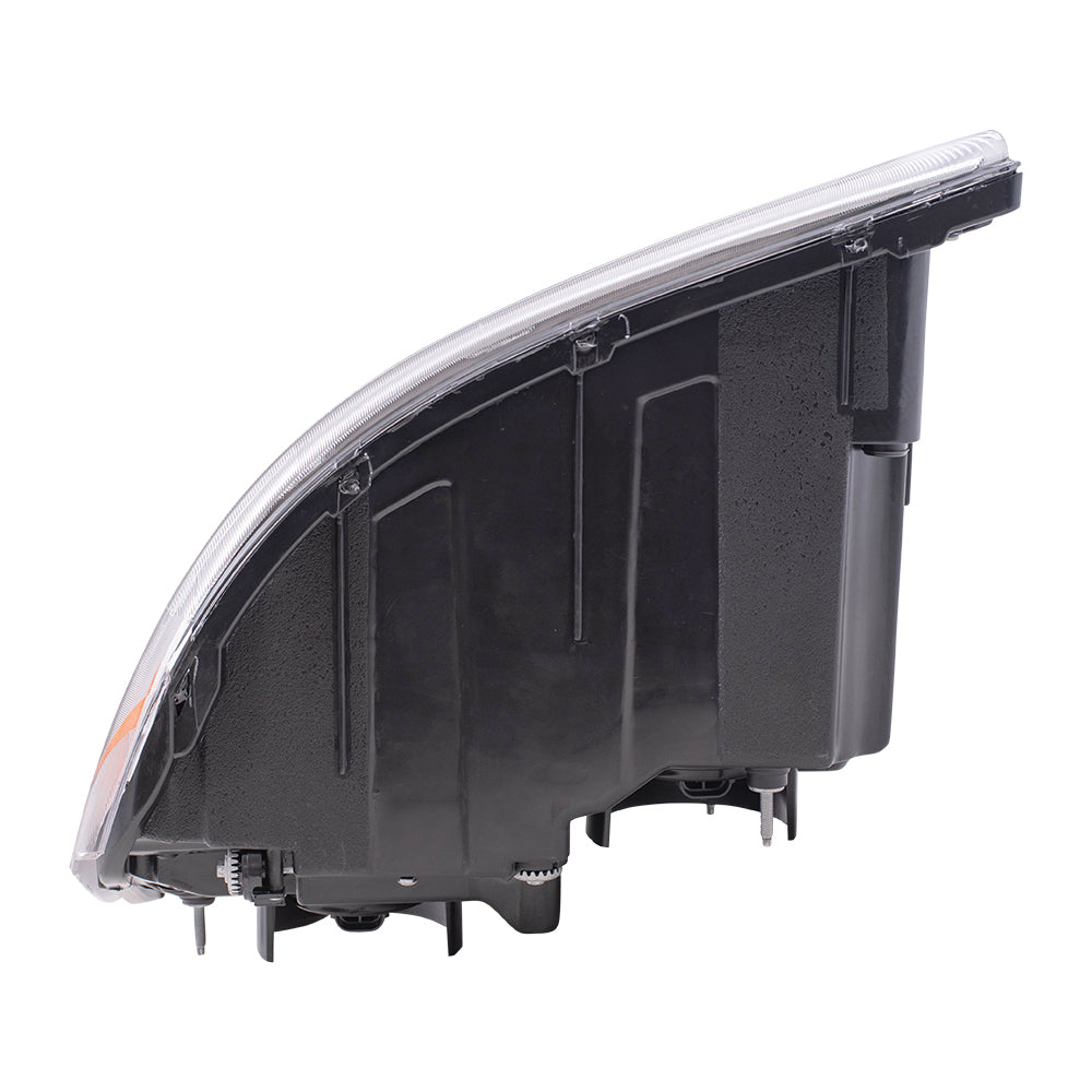 Brock Replacement Drivers and Passengers Side Halogen Headlights Compatible with 2008-2017 Cascadia