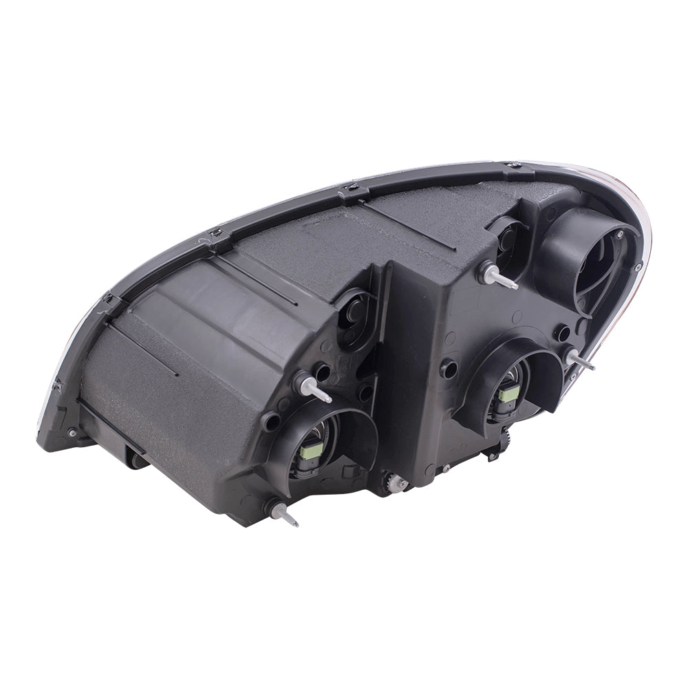 Brock Replacement Drivers and Passengers Side Halogen Headlights Compatible with 2008-2017 Cascadia