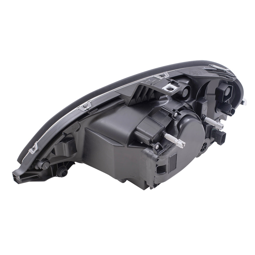 Brock Replacement Driver and Passenger Halogen Headlight Lenses Compatible with 2004-2017 Columbia A06-75737-004 A06-75737-005