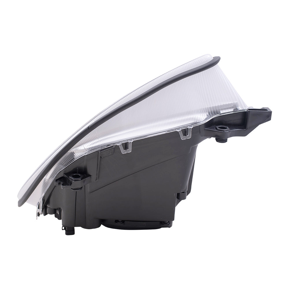 Brock Replacement Passenger Halogen Headlight Lens Compatible with 2002-2019 M2 and 2004-2009 SAF-T-LINER C2 A06-75732-005