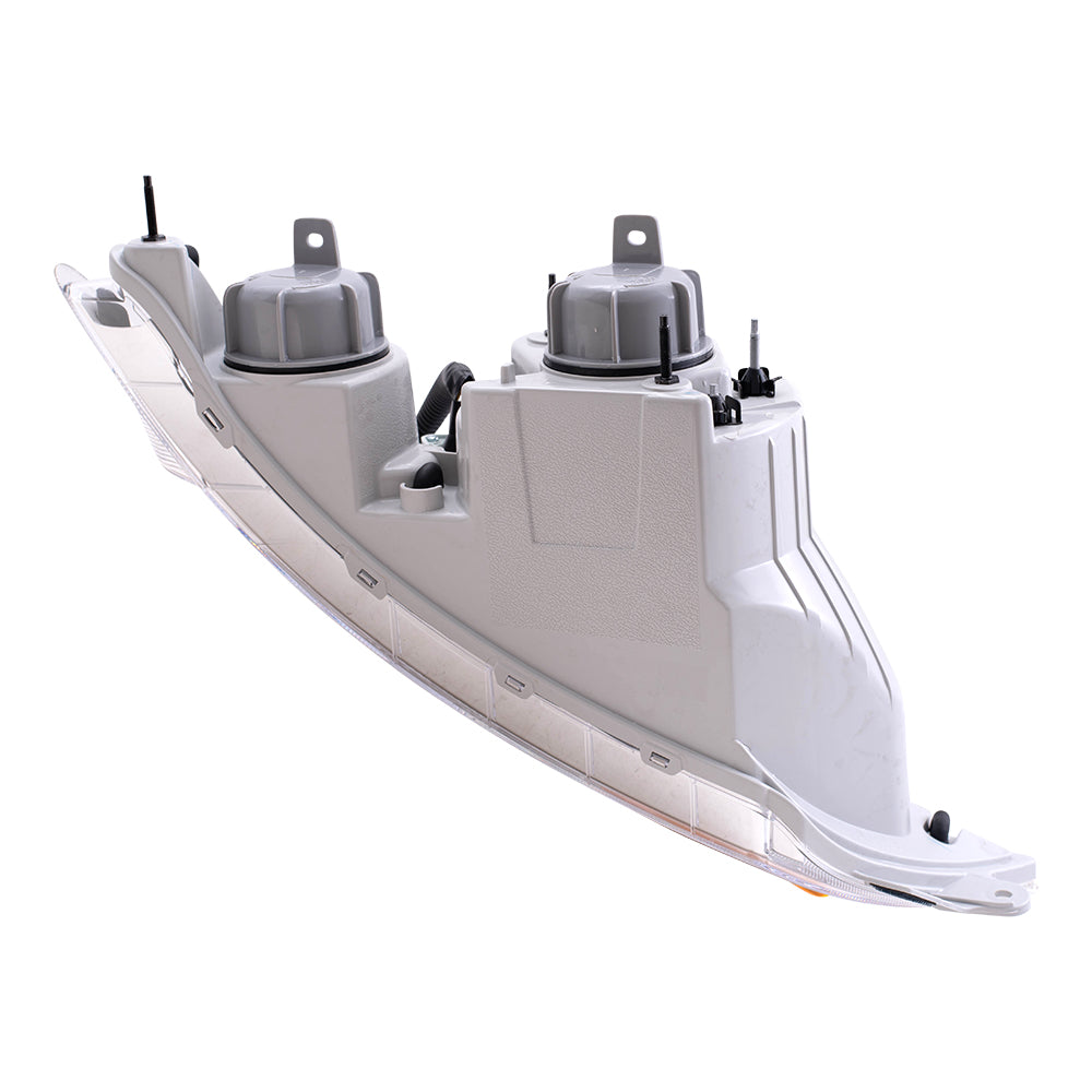 Brock Replacement Drivers and Passengers Halogen Headlights and Marker Lights Compatible with 2008-2018 Durastar and Transtar