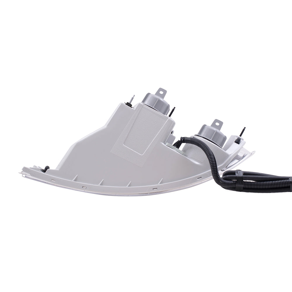 Brock Replacement Drivers and Passengers Halogen Headlights and Marker Lights Compatible with 2008-2018 Durastar and Transtar