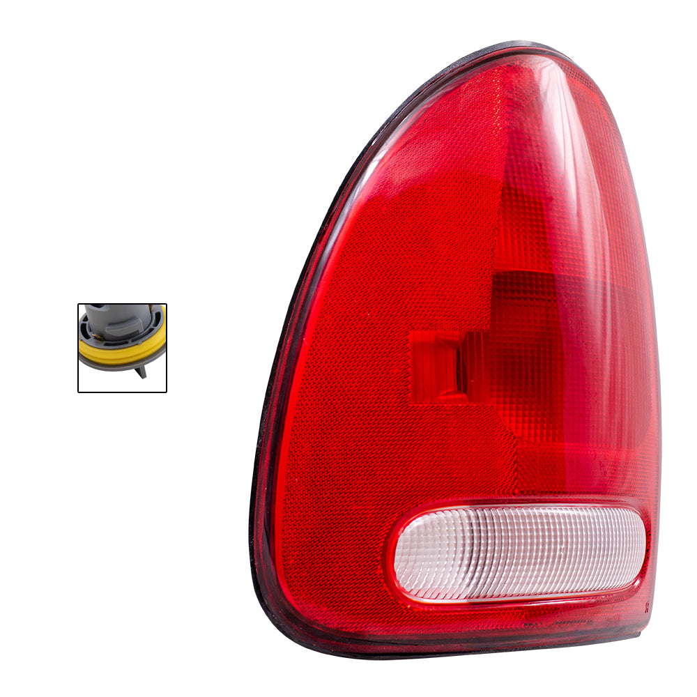 Tail Light W/Circuit Board & Sockets W/O Bulbs for 96-03 Various Model Vans &SUV