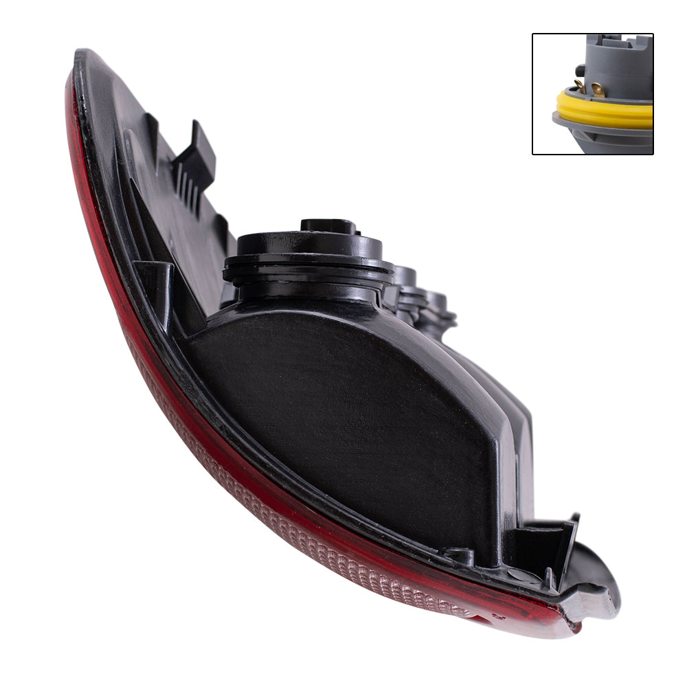 Brock Replacement Tail Lights W/Circuit Board & Tail Light Bulb Sockets W/O Bulbs 8 Piece Set Compatible with 96-00 Town & Country/Caravan/Grand Caravan/Voyager/Grand Voyager 98-03 Durango