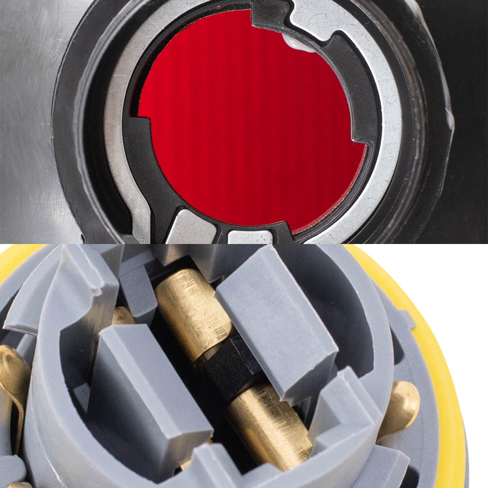 Brock Replacement Tail Lights W/Circuit Board & Tail Light Bulb Sockets W/O Bulbs 8 Piece Set Compatible with 96-00 Town & Country/Caravan/Grand Caravan/Voyager/Grand Voyager 98-03 Durango