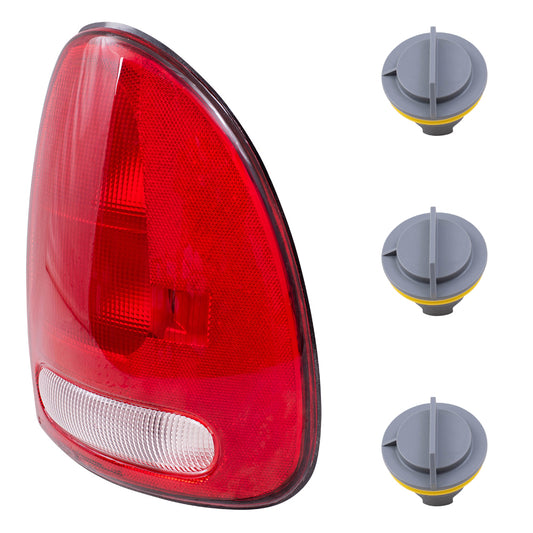 Tail Light W/Circuit Board & Sockets W/O Bulbs for 96-03 Various Model Vans &SUV