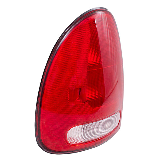 Brock Replacement Driver Tail Light with Circuit Board Compatible with 1996-2000 Carvan Voyager Town & Country 4576245