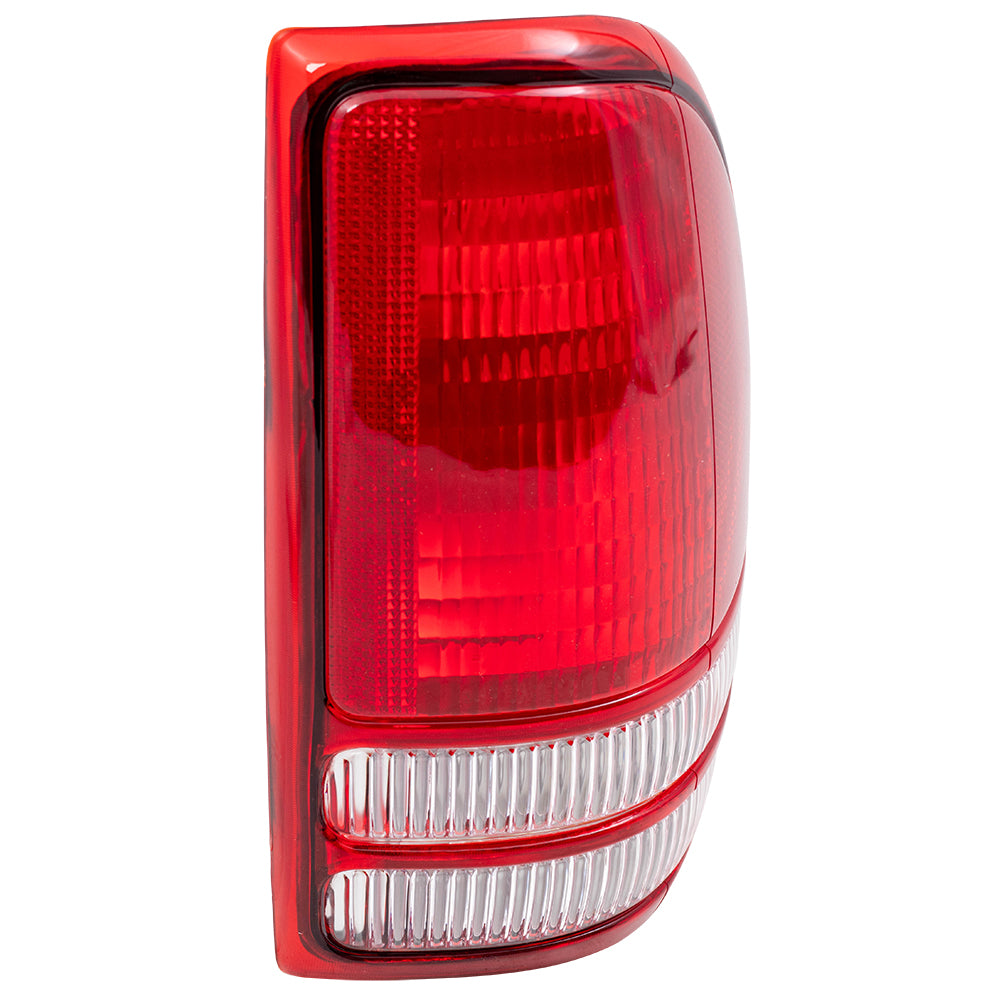 Brock Pair Tail Lights for 97-04 Dodge Dakota Pickup Tail Lamps Set 55055113 55055112