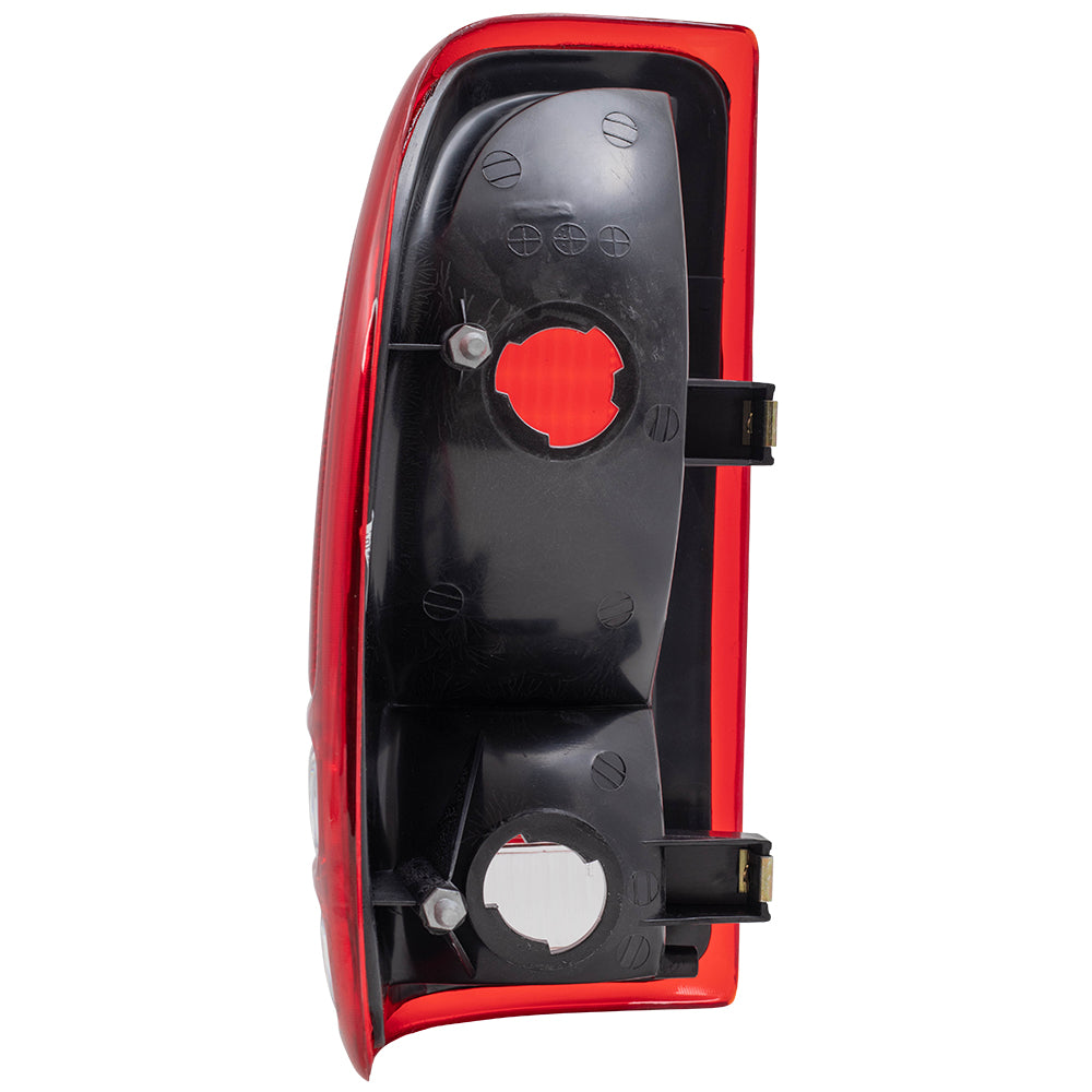 Brock Pair Tail Lights for 97-04 Dodge Dakota Pickup Tail Lamps Set 55055113 55055112