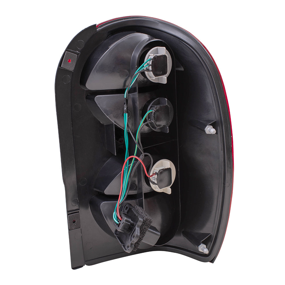Brock Replacement Driver Tail Light Compatible with 2005-2007 Liberty 55157061AC