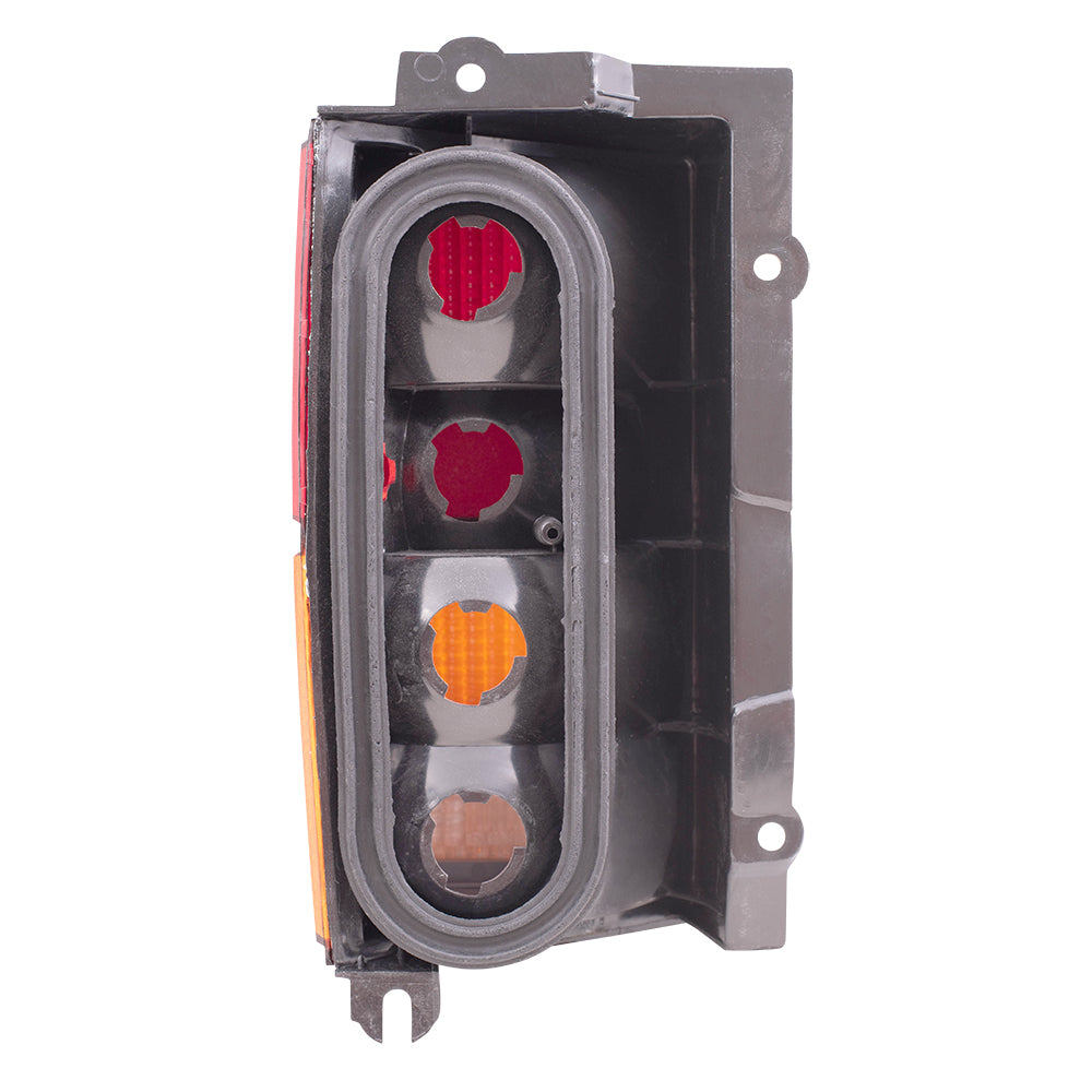 Brock Replacement Set Driver and Passenger Tail Lights Compatible with 1984-1996 Cherokee 4720501 4720500