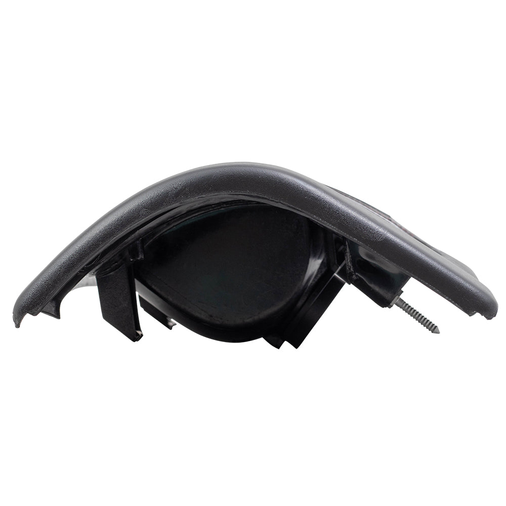 Brock Replacement Tail Lights Compatible with 1994-2001 1500 Pickup Truck 1994-2002 2500 3500 Set with Textured Black Bezels 55055265AC 55055264AC