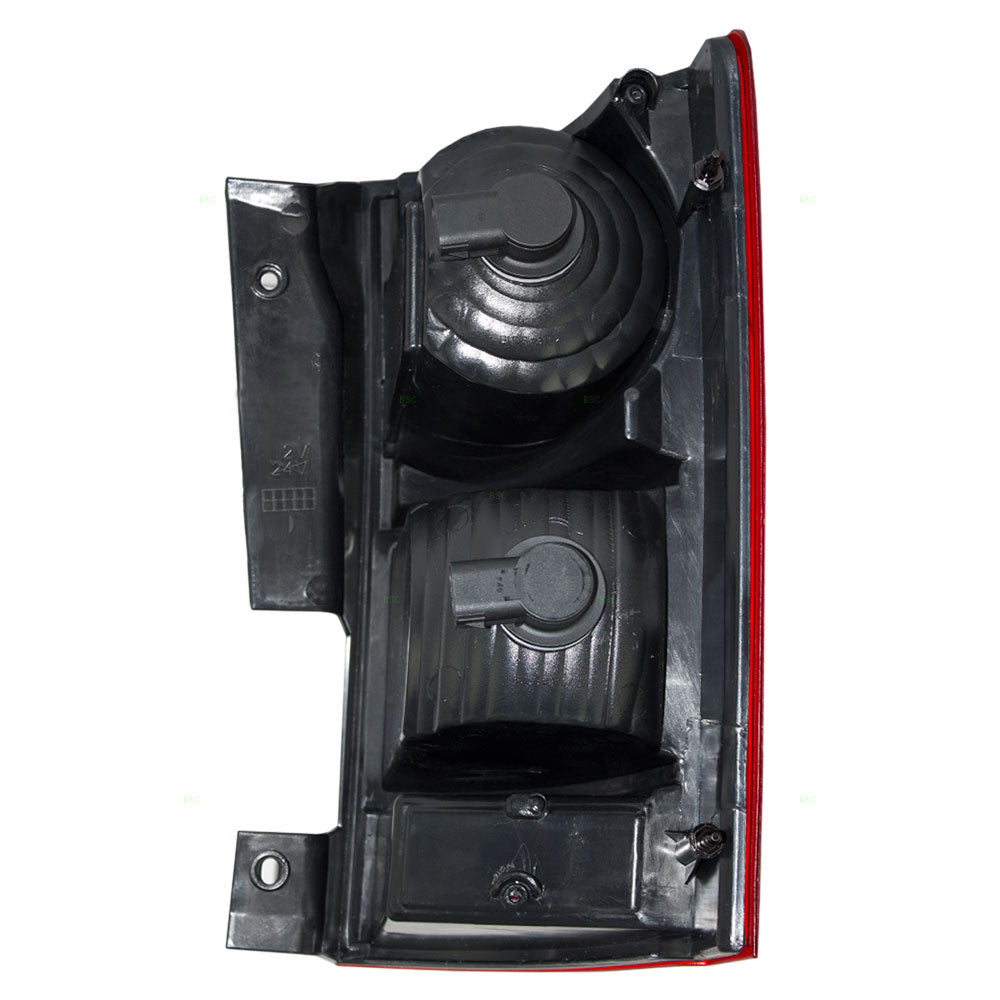 Brock Aftermarket Replacement Driver Side Left Combination Tail Light Assembly Compatible With 2008-2010 Chrysler Town & Country