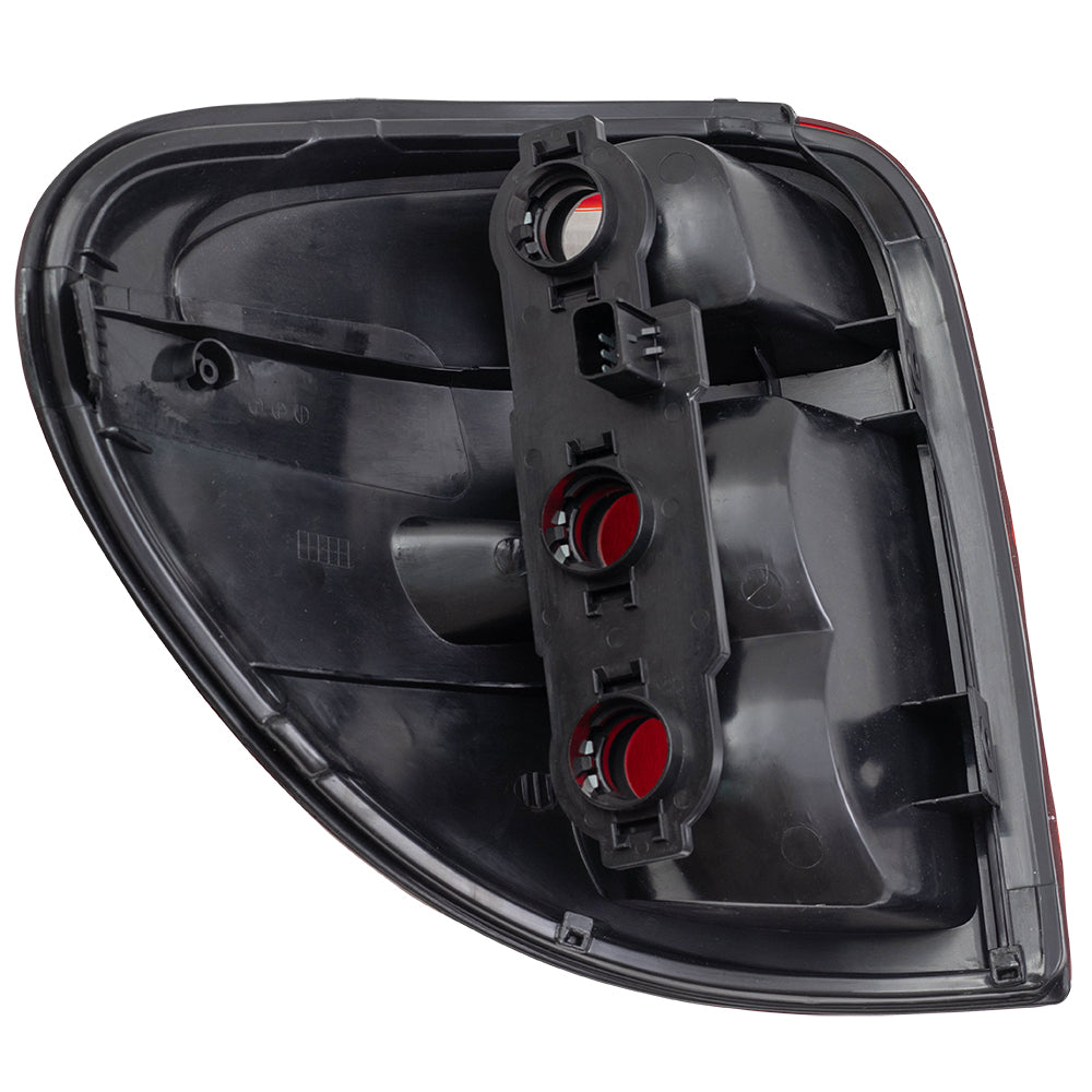 Brock Replacement Set Driver and Passenger Taillights with Connector Plate Compatible with 2001-2003 Caravan Grand Caravan Voyager 4857601AH 4857600AH
