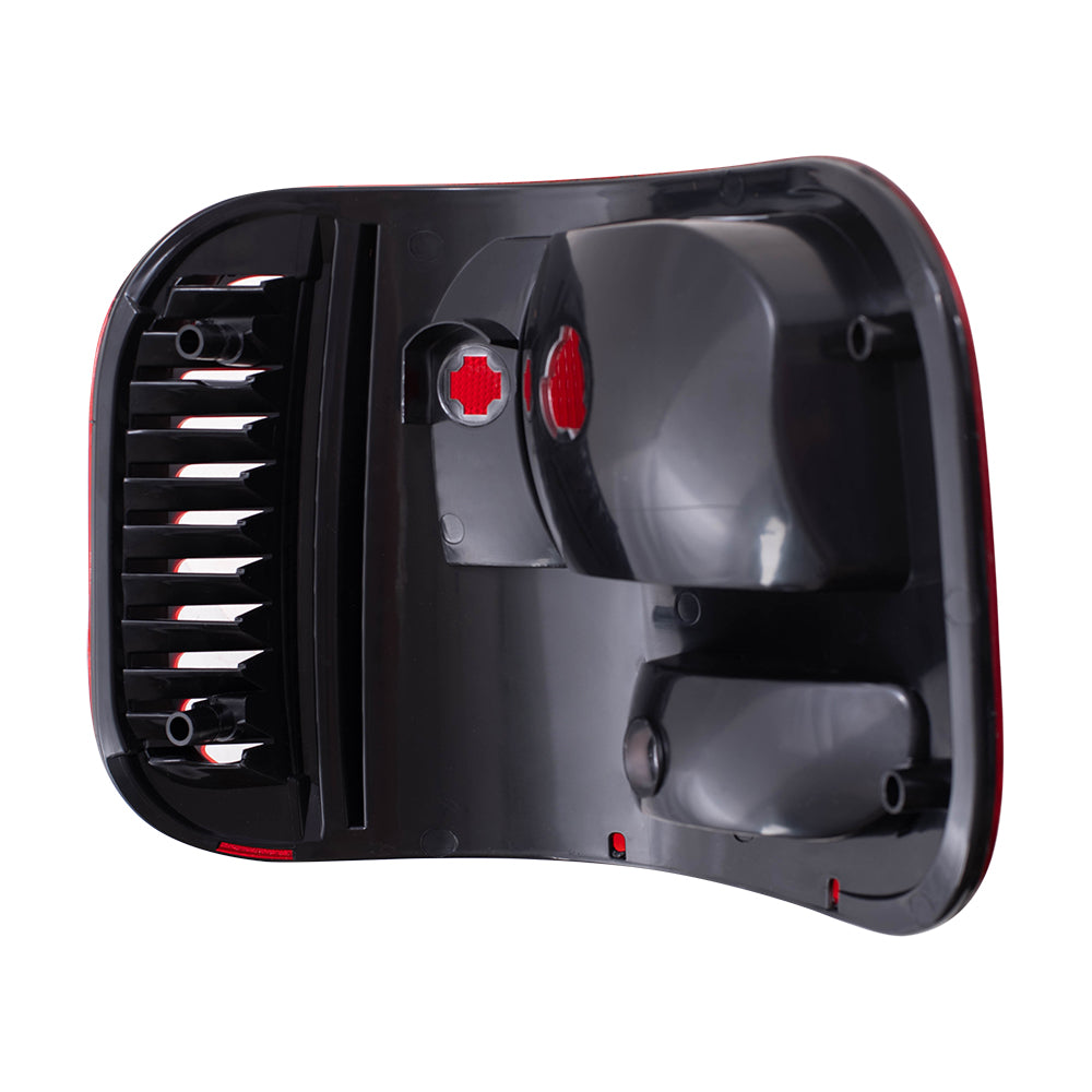 Brock Replacement Set Driver and Passenger Tail Lights Compatible with 1994-2003 B Series Van 4882685 4882684