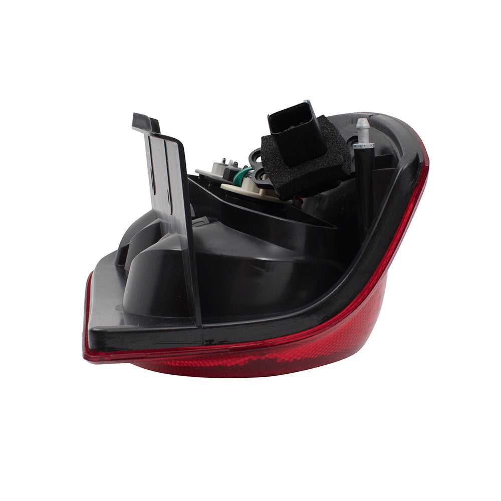 Brock Replacement Set Driver and Passenger Tail Lights with Harness and Bulb Sockets Compatible with 2002-2004 Liberty 55155829AH 55155828AH