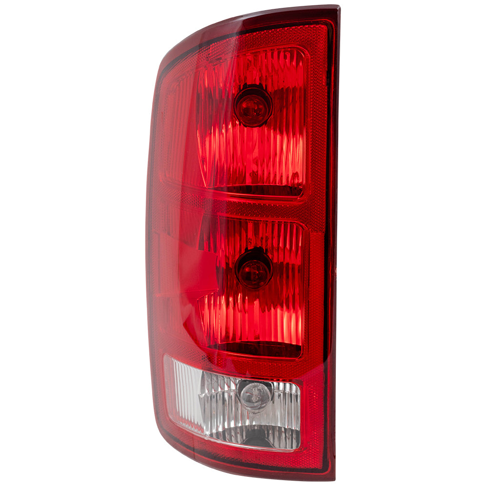 Brock Replacement Driver Tail Light with Circuit Board Compatible with 2002-2006 Pickup Truck 55077347AF