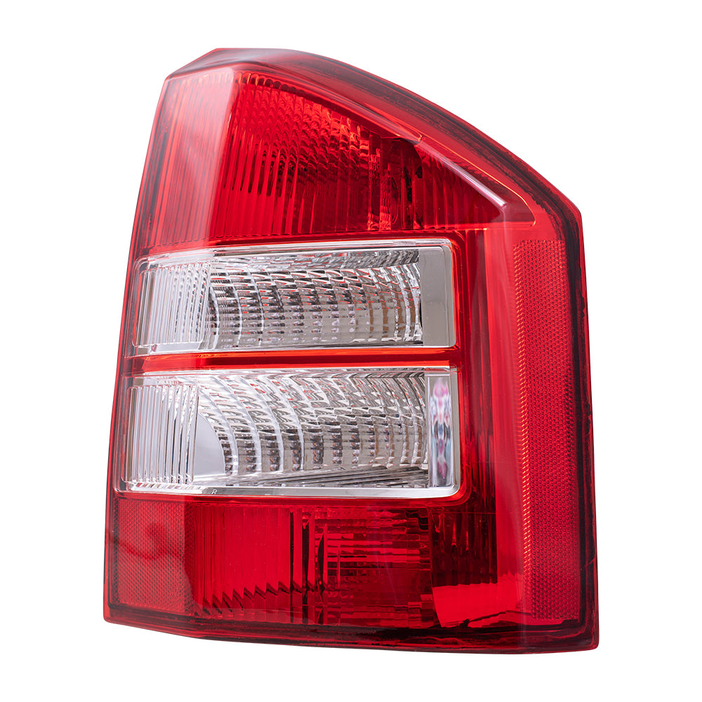 Brock Replacement Set Driver and Passenger Tail Light Compatible with 2007-2010 Compass 5303879AD 5303878AD
