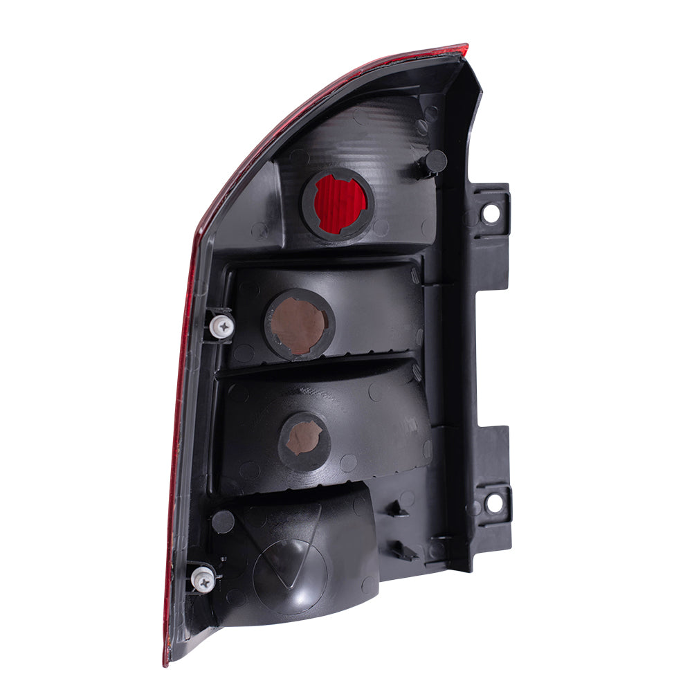 Brock Replacement Set Driver and Passenger Tail Light Compatible with 2007-2010 Compass 5303879AD 5303878AD