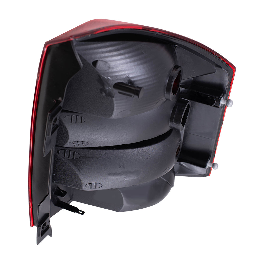 Brock Replacement Driver Tail Light Compatible with 2007-2010 Compass 5303879AD