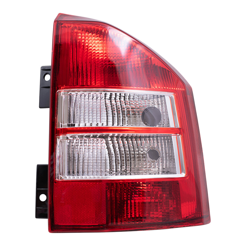 Brock Replacement Set Driver and Passenger Tail Light Compatible with 2007-2010 Compass 5303879AD 5303878AD