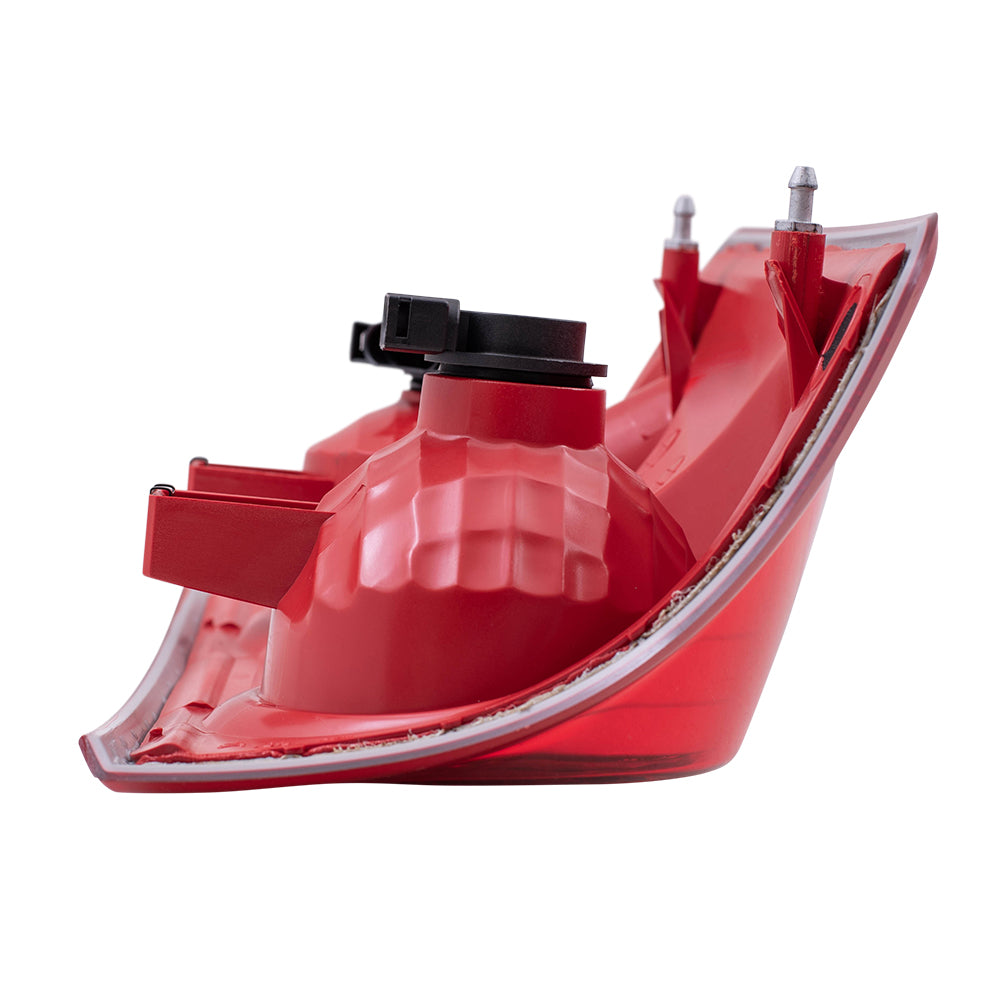Brock Replacement Driver Tail Light Compatible with 2005-2011 Dakota Pickup Truck 55077605AC