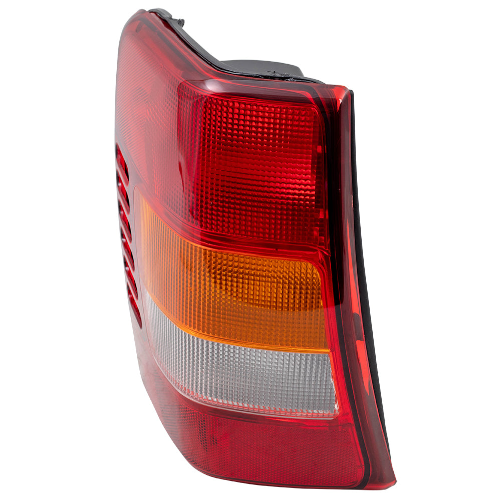 Brock Replacement Drivers Tail Light Lens with Circuit Board Compatible with 2002-2004 Grand Cherokee 55155138AJ
