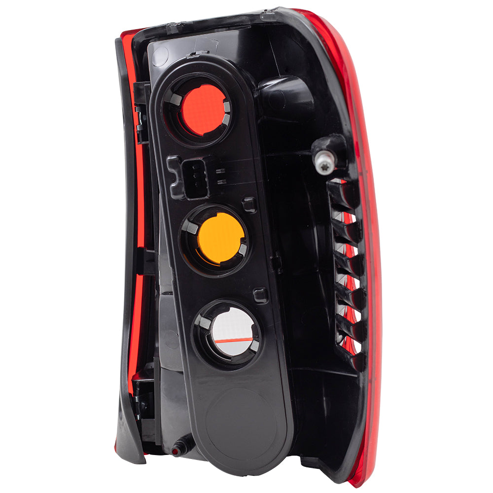 Brock Replacement Drivers Tail Light Lens with Circuit Board Compatible with 2002-2004 Grand Cherokee 55155138AJ