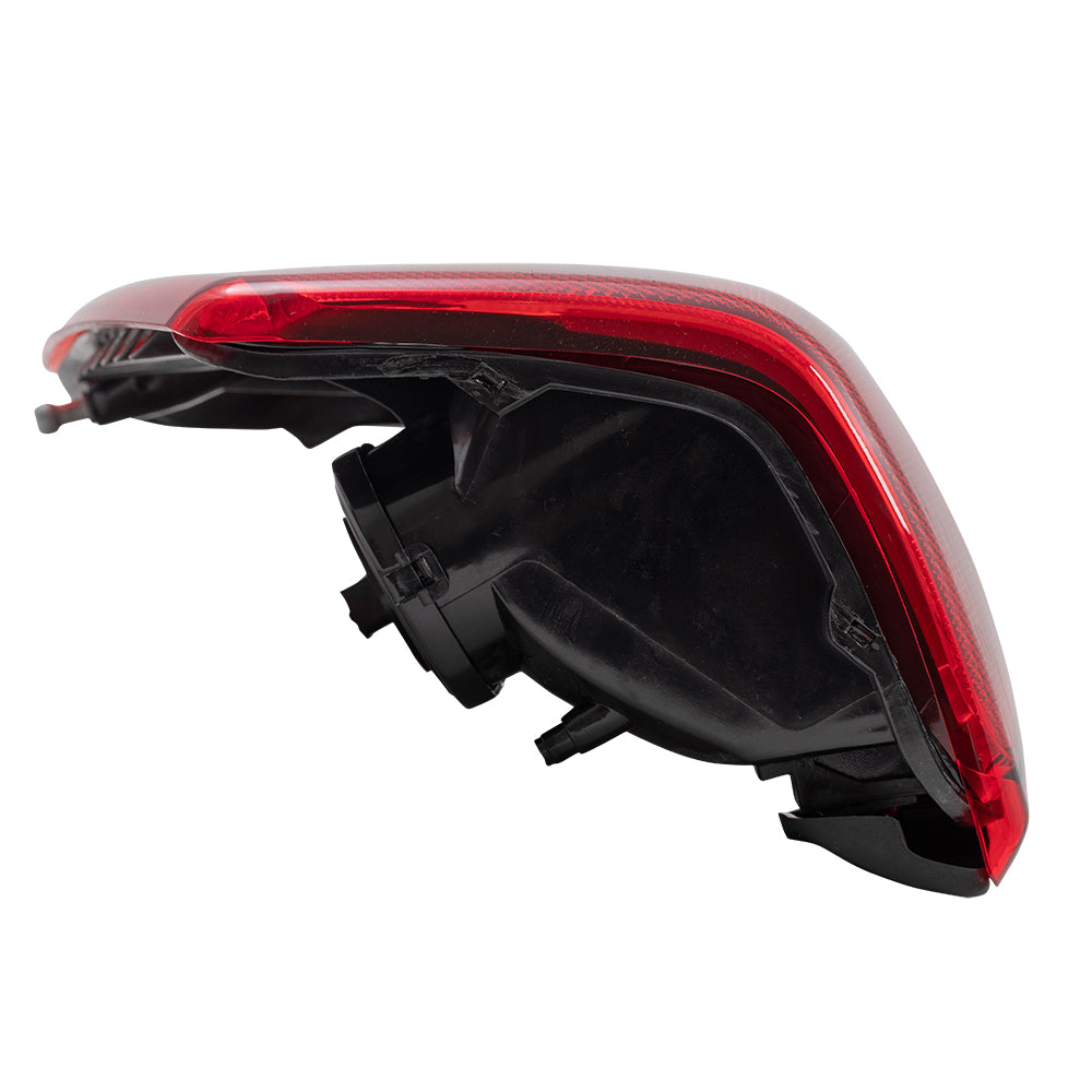 Brock Replacement Drivers Tail Light Lens with Circuit Board Compatible with 2002-2004 Grand Cherokee 55155138AJ