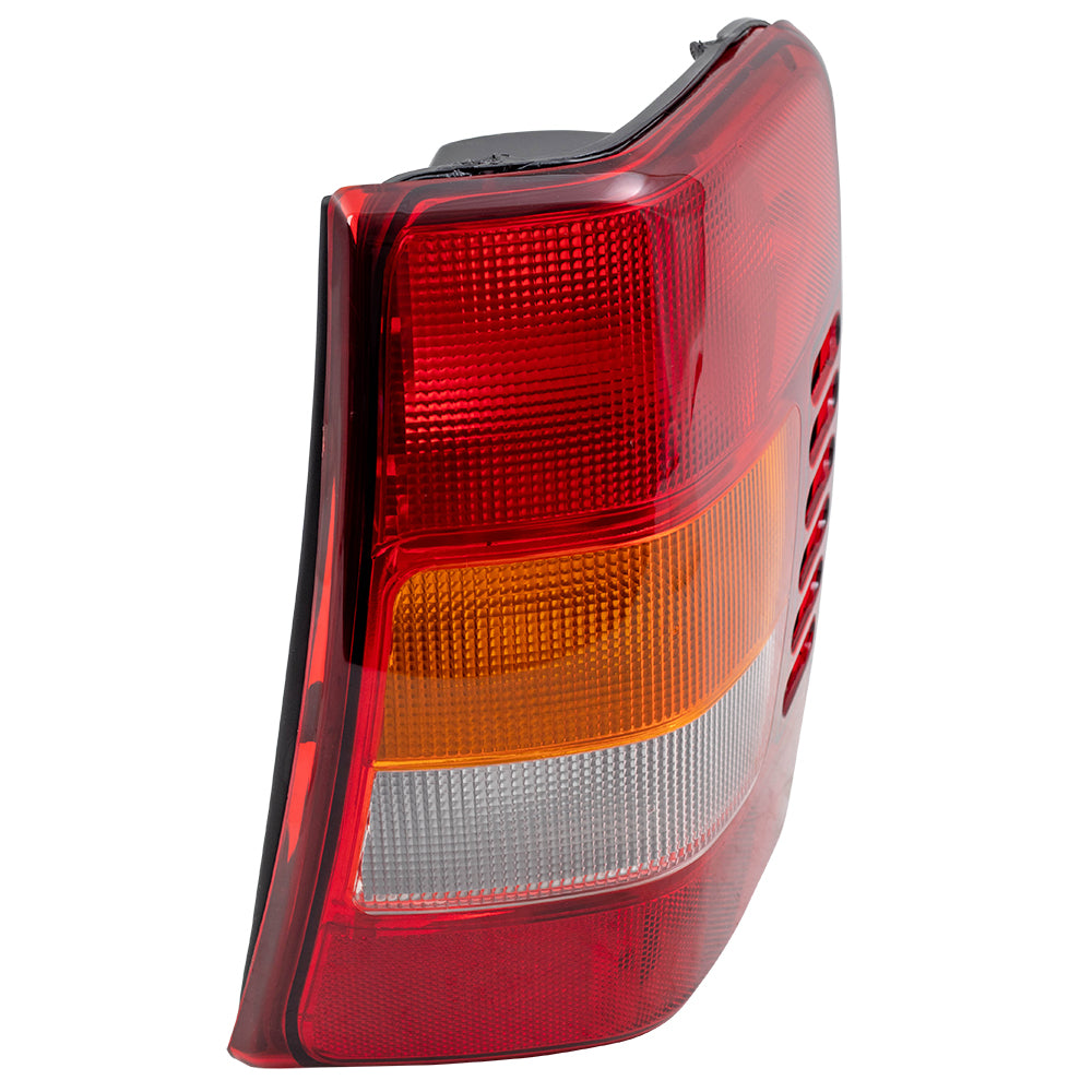 Brock Replacement Passenger Tail Light Lens with Circuit Board Compatible with 2002-2004 Grand Cherokee 55155138AJ