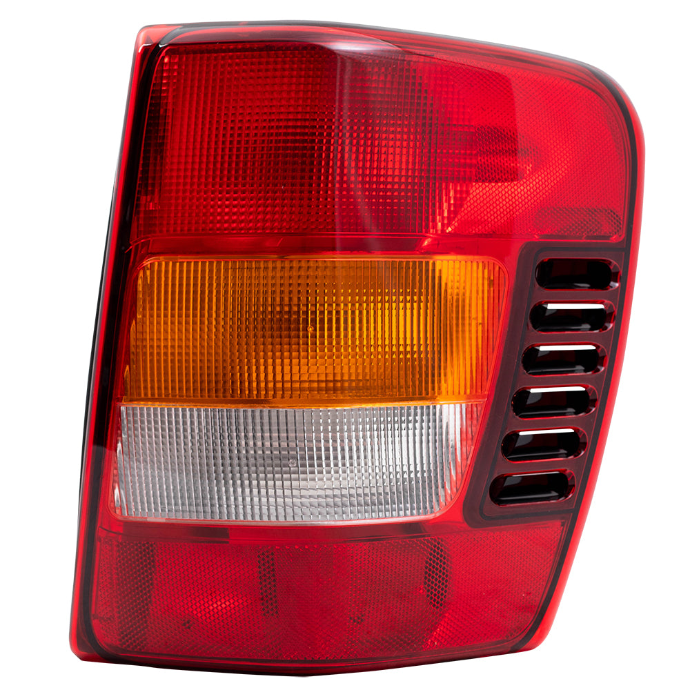 Brock Replacement Passenger Tail Light Lens with Circuit Board Compatible with 2002-2004 Grand Cherokee 55155138AJ