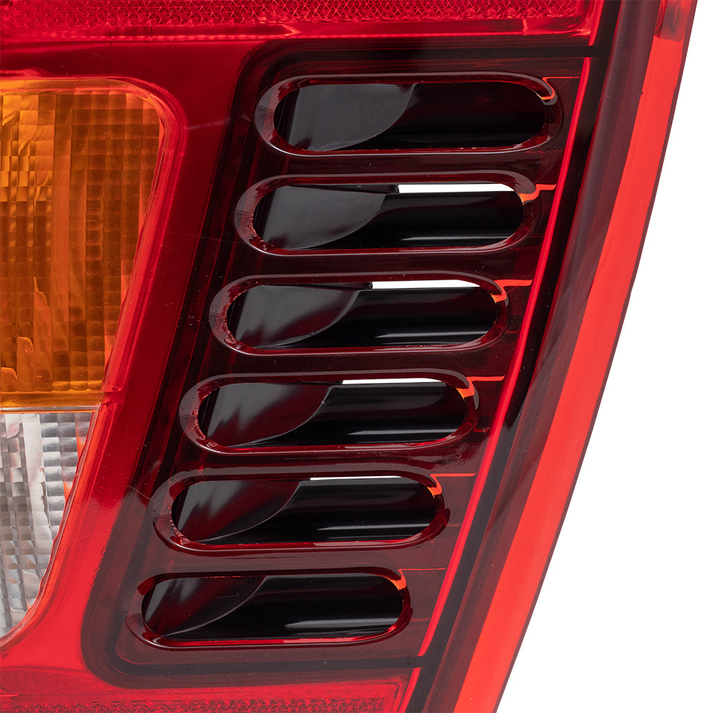 Brock Replacement Passenger Tail Light Lens with Circuit Board Compatible with 2002-2004 Grand Cherokee 55155138AJ