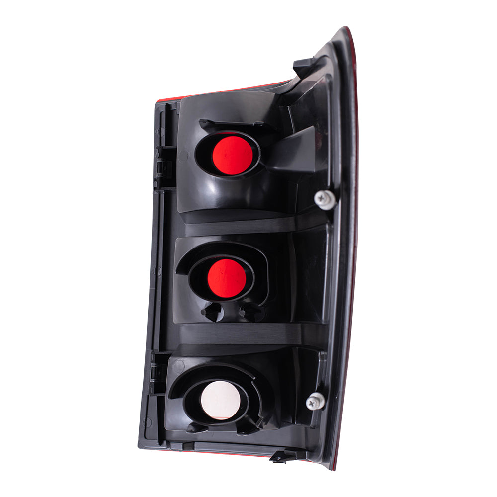 Brock Replacement Driver Tail Light Compatible with 2005-2006 Grand Cherokee 55156615AE