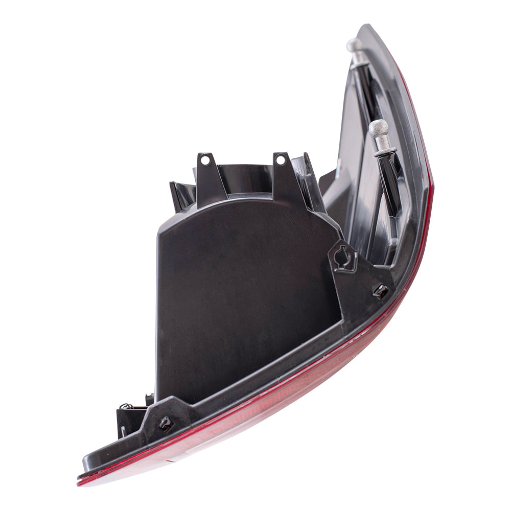 Brock Replacement Driver Tail Light Compatible with 2005-2006 Grand Cherokee 55156615AE