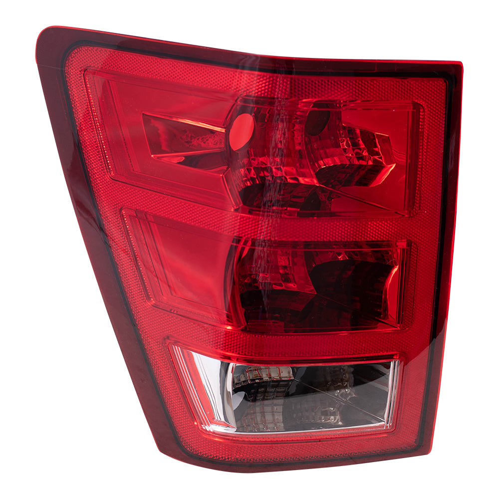 Brock Replacement Driver Tail Light Compatible with 2005-2006 Grand Cherokee 55156615AE
