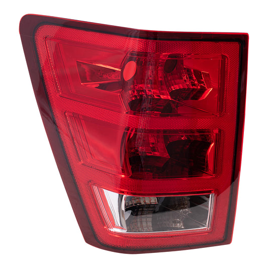 Brock Replacement Driver Tail Light Compatible with 2005-2006 Grand Cherokee 55156615AE