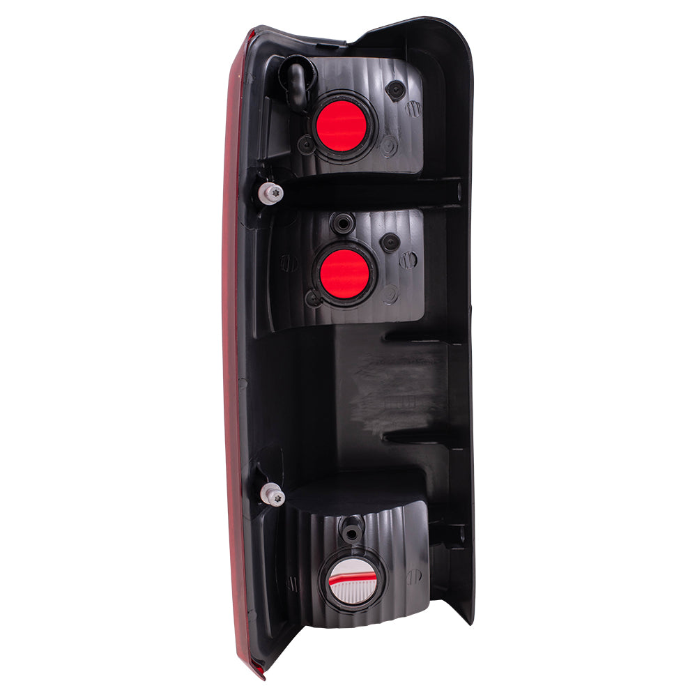 Brock Replacement Set Driver and Passenger Tail Lights Compatible with 2007-2011 Nitro 55157151AG 55157150AC