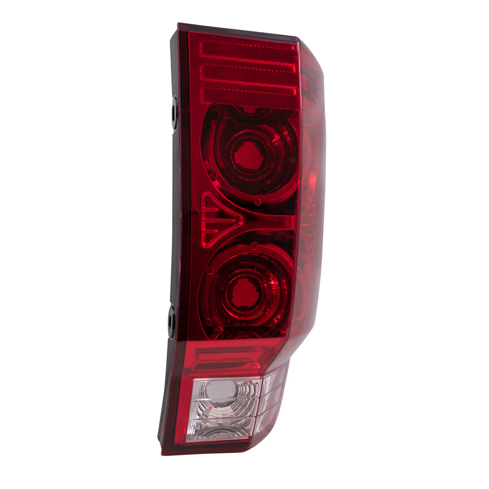 Brock Replacement Set Driver and Passenger Tail Lights Compatible with 2006-2010 Commander 55396459AH 55396458AH