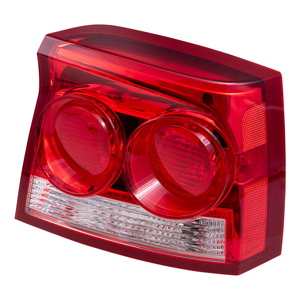 Brock Replacement Passenger Tail Light Compatible with 2009-2010 Charger 4806448AD