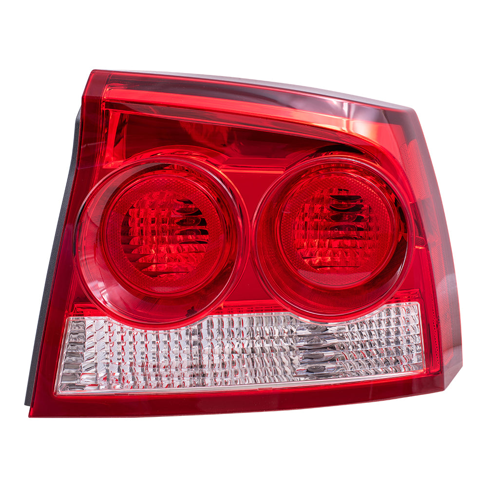 Brock Replacement Passenger Tail Light Compatible with 2009-2010 Charger 4806448AD