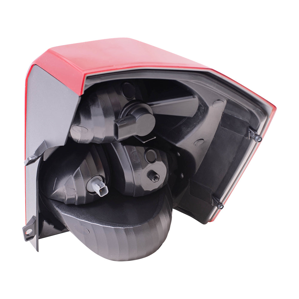 Brock Replacement Driver Tail Light Compatible with 2008-2012 Caliber 5160361AA